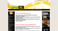 Desktop Screenshot of copper-rec.com
